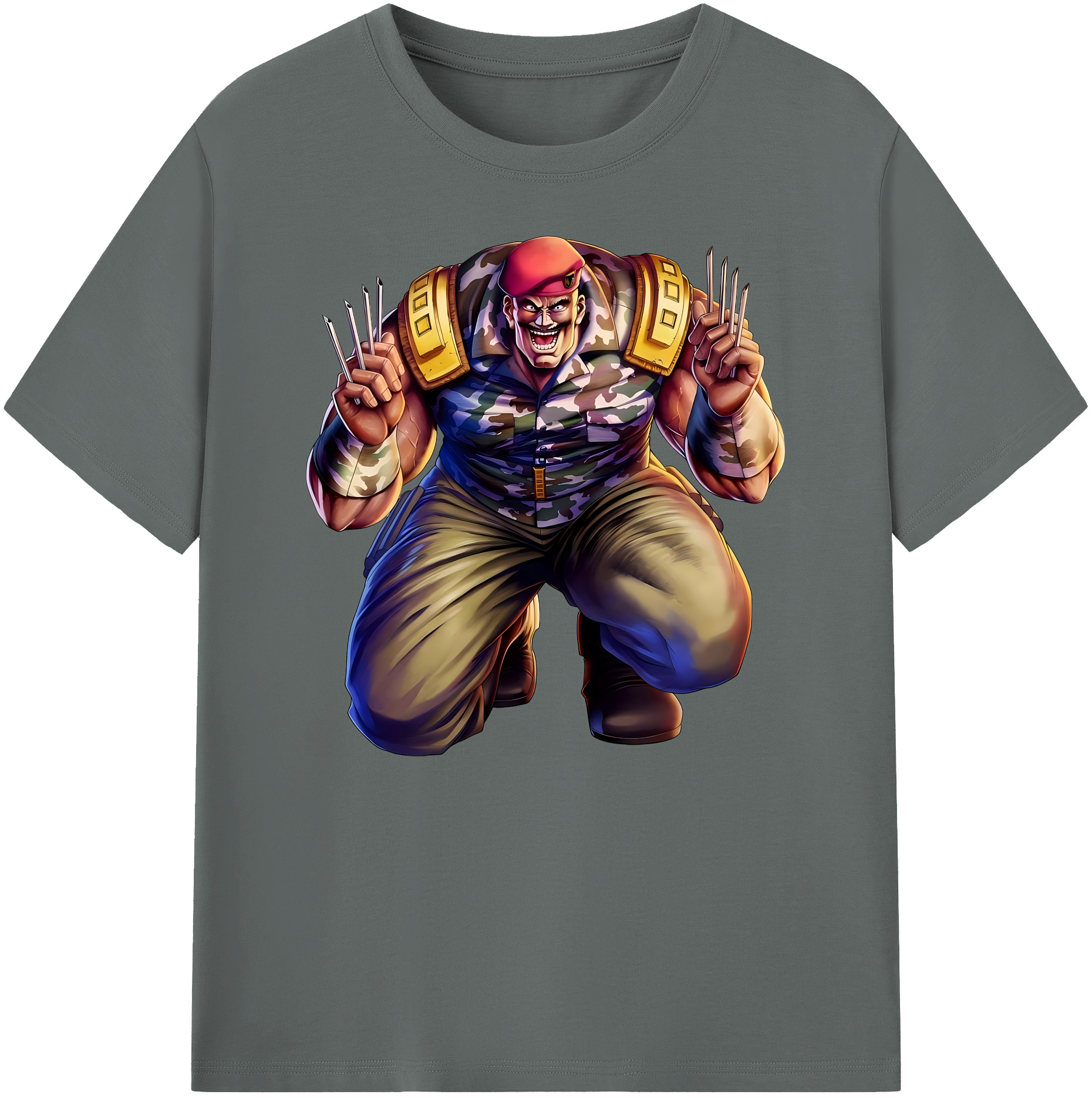 （画像用） 北斗の拳 Fist of the North Star 綿100％ メンズ半袖Tシャツ｜肌触りやわらか＆通気性